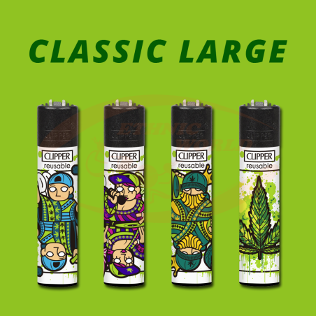 Clipper - Briquet Poker Weed