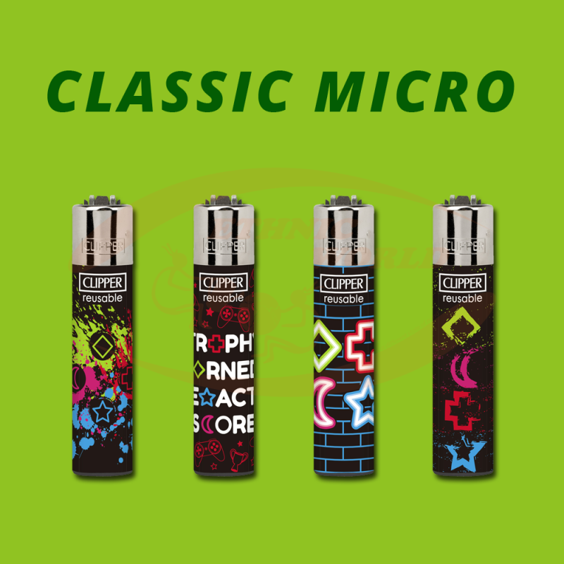 Clipper MICRO - Briquet Game Addiction
