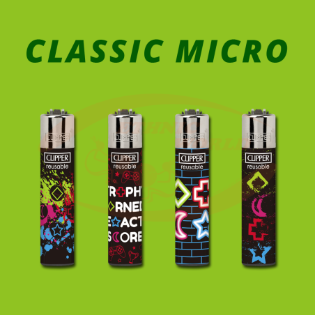 Clipper MICRO - Briquet Game Addiction