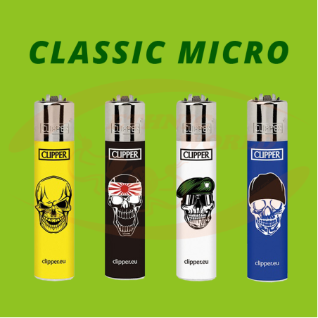 Clipper MICRO - Briquet Skulls 4