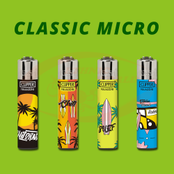 Clipper MICRO - Feuerzeug Wave Riders