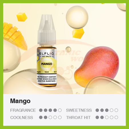 Elf Bar ELFLIQ 10 ml - 20 mg Mango