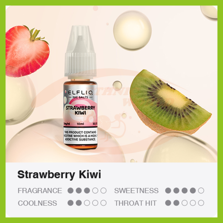 Elf Bar ELFLIQ 10 ml - 20 mg Strawberry Kiwi
