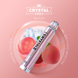 Crystal Bar 600 puffs 20 mg Peach Ice