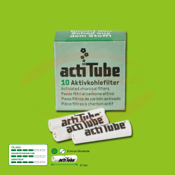 ActiTube 6mm EXTRA SLIM KONIK Filter ( 10)