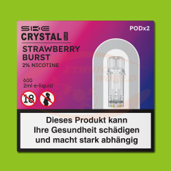 Crystal Plus POD 600 puffs 20 mg Strawberry Burst (2 pc)