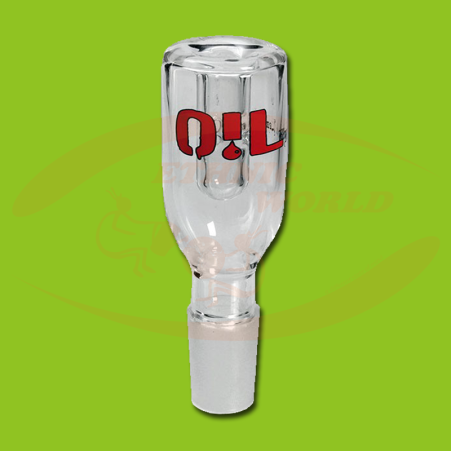 Douille en verre OIL Black leaf