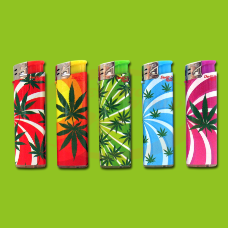 DR - Feuerzeug Electronic Maxi Hemp