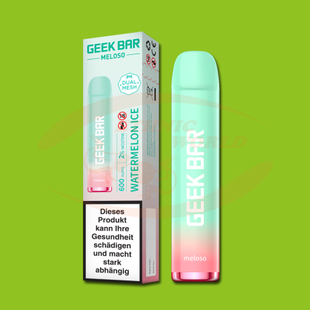 Geek Bar Meloso 600 puffs 20 mg Watermelon Ice