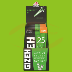 Gizeh Active Filter CONICAL 6 mm (25)