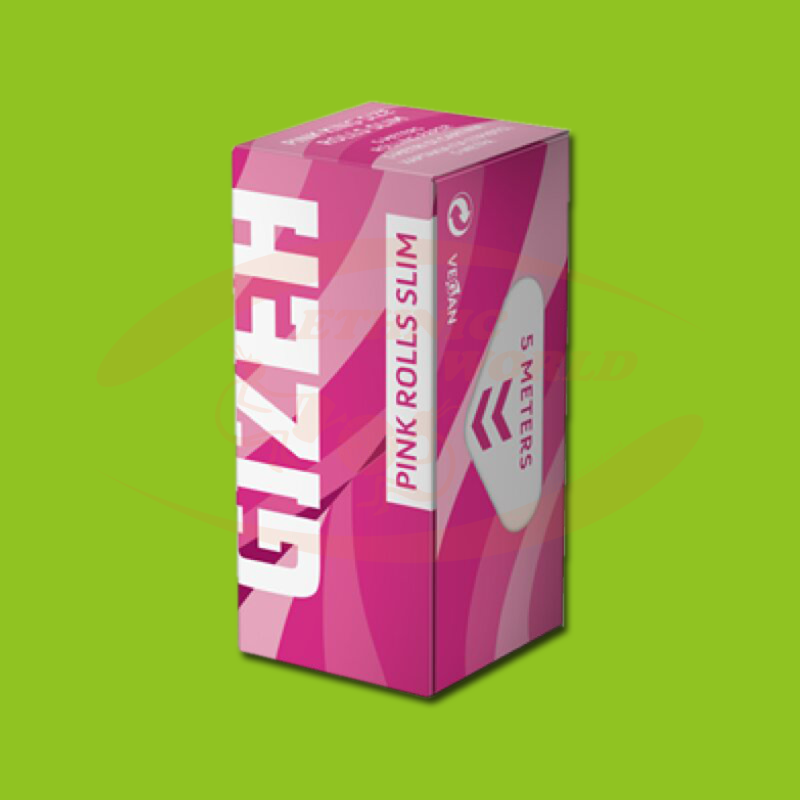 Gizeh Pink Extra Fine Rolls Slim
