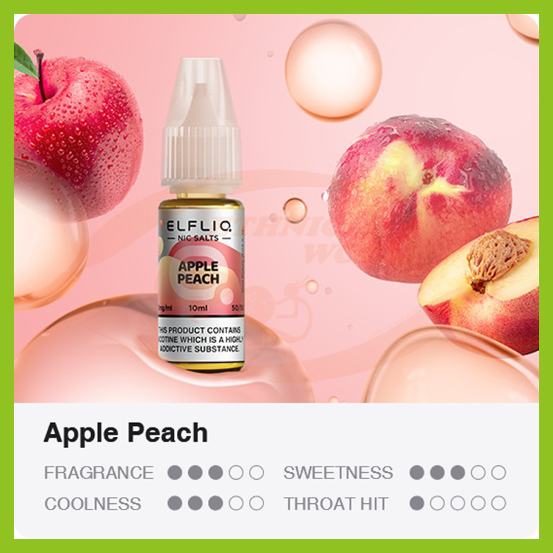 Elf Bar ELFLIQ 10 ml - 20 mg Apple Peach