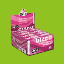 Gizeh Pink Extra Fine Rolls Slim