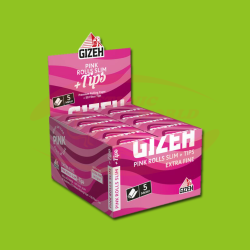 Gizeh Pink Extra Fine Rolls Slim +Filter