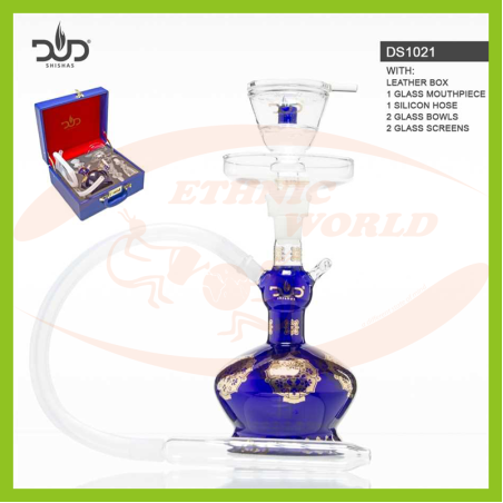 Glass Shisha Dud Kimono - Leather Case