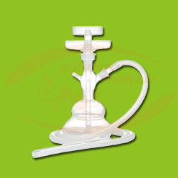 Glass Shisha Glossy White