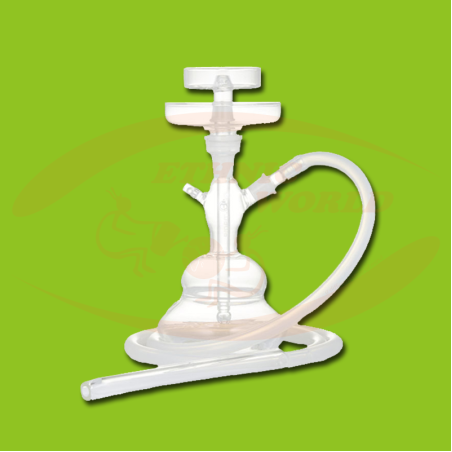 Glass Shisha Glossy White