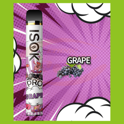 E-cig Jetable 20 mg ISOK Grape (2000)