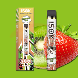 ISOK PRO 2000 Puffs 0 mg Strawberry Kiwi