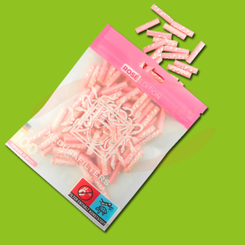 Medusa Filters 6mm ROSÉ (100 pc)
