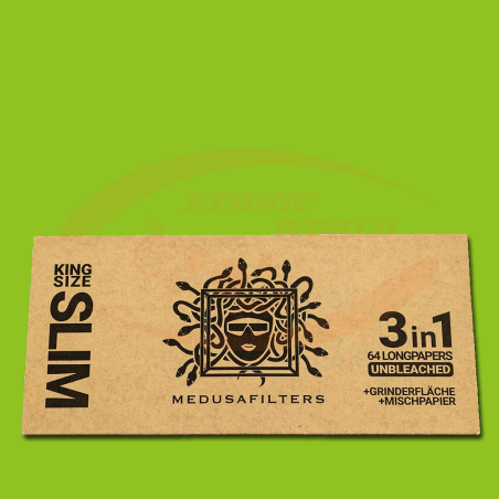 Medusa Filters Brown 3 in 1 (64 Papers+Tray+Grind)