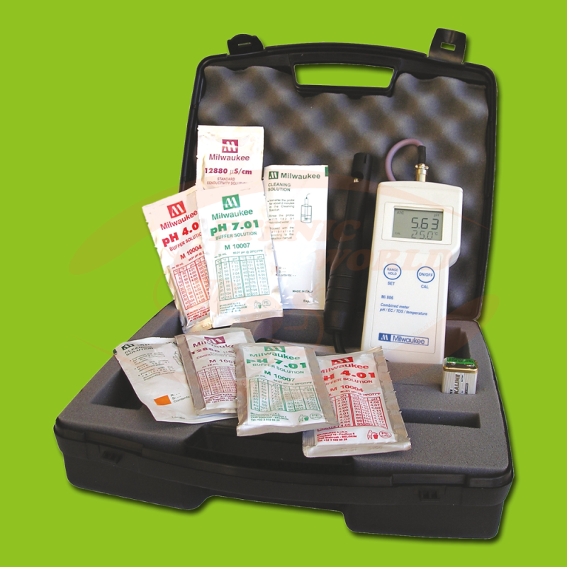 Milwaukee Portable Case pH/EC Meter MI806