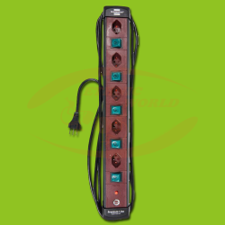 Multiprise 5xCH 5xSwitch 1.5mm² Brennenstuhl