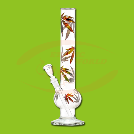 Glass Bong Multi Leaf (01041)