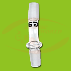 Glass tube - Male Adapter CURVED (18.8mm-18.8mm)