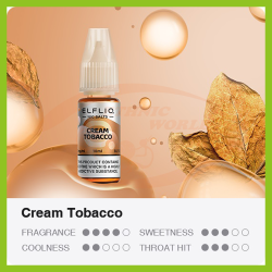 Elf Bar ELFLIQ 10 ml - 20 mg Cream Tobacco