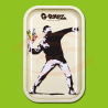 G-Rollz Banksy Flower Thrower Tray 17.5x27.5cm