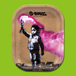 G-Rollz Banksy Venice Torch Boy Tray 14x18cm