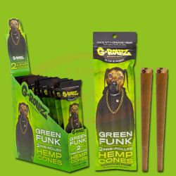 G-Rollz Hemp Cones Green Funk (2 pc)