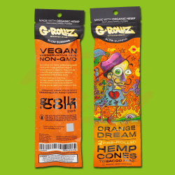 G-Rollz Hemp Cones Orange (2 pc)