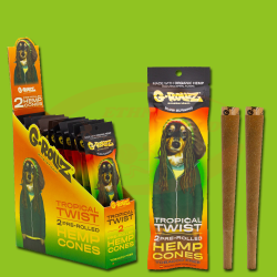 G-Rollz Hemp Cones Tropical Twist (2 pc)