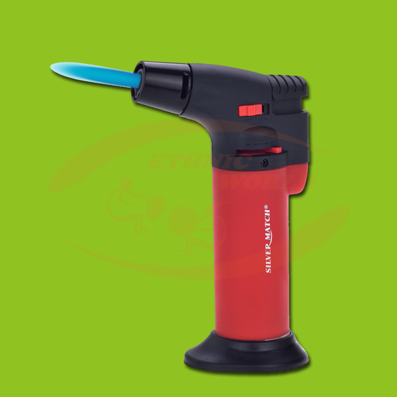 Silver Match - Torch Blue Flame