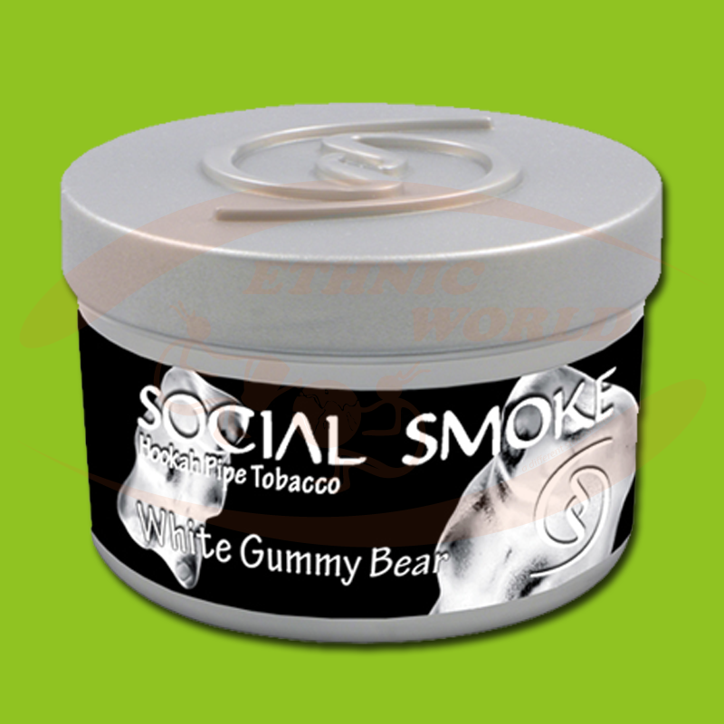 Social Smoke White Gummy Bear