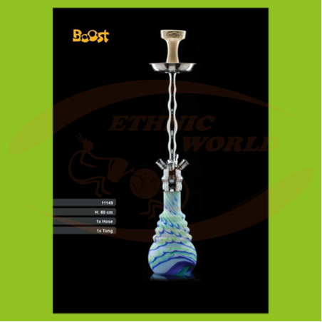 Boost Shisha White Blue Lava Marble (11149)