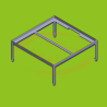 Support pour Bac - Table Marée 100x100 cm