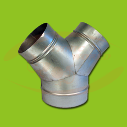 Y-Stück (Metall) 1x160 - 2x125