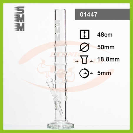 Bong en verre 5mm (01447)