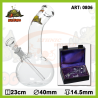 Glas Bong BOX 23 cm (0806)