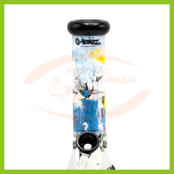 Bong en verre G-Rollz Banksy (BG20108B)