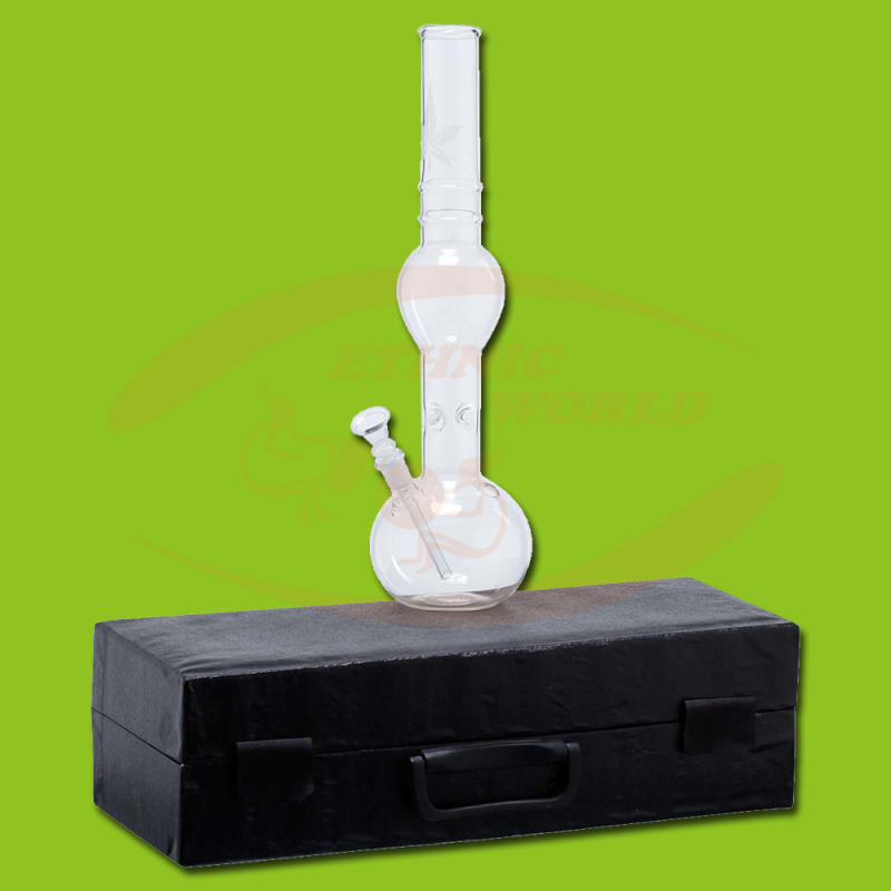 Bong en verre Leaf BOX 39 cm (0808)