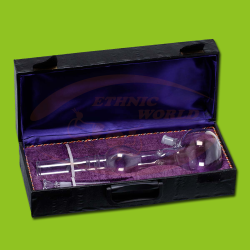Bong en verre Leaf BOX 39 cm (0808)