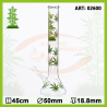 Glas Bong Leaf Jhari Beaker (02600)