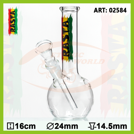 Glass Bong Rasta Flag (02584)