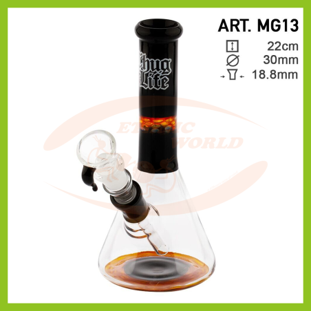Bong en verre Thug Life (MG13)