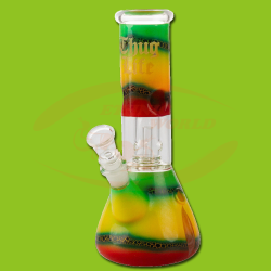 Bong en verre Thug Life Rasta (MG102RE)