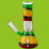 Bong en verre Thug Life Rasta (MG102RE)